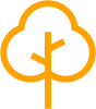 Orange Tree Icon